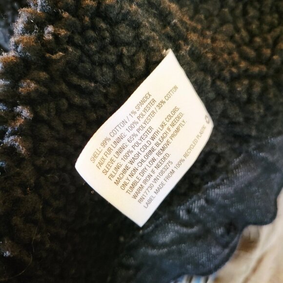 Vintage 90's sherpa fur lined denim jacket - Picture 5 of 8